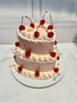 Vintage Cake Corazón